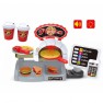 Žaislinė mini picerija su krosnimi, kasos aparatu ir priedais | Fast Food | Woopie 45036